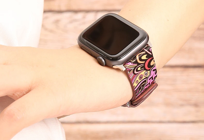 Ремешок для apple watch 42 мм 38 мм 44 мм 40 мм кожаный ремешок pulseira аксессуары для apple watch браслет correa iwatch 4 3 2 1