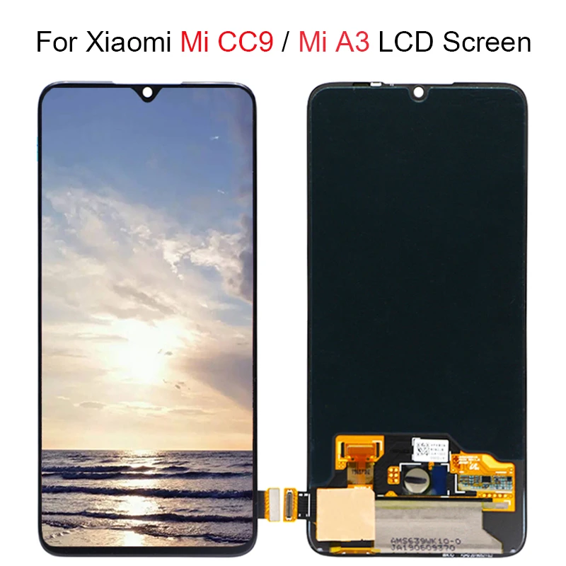 ЖК дисплей с рамкой для XiaoMi MI A3 дигитайзер дисплеем в сборе запасные части