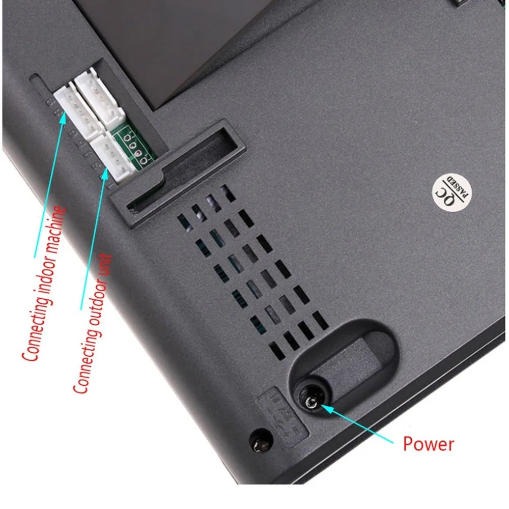 7 &quotдюймовый TFT сенсорный экран lcd цветной проводной видео дверной звонок Домофон