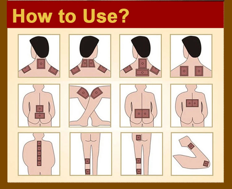 Пластырь вьетнамский с тигровым бальзамом 48 шт./6 пакетов|Пластыри