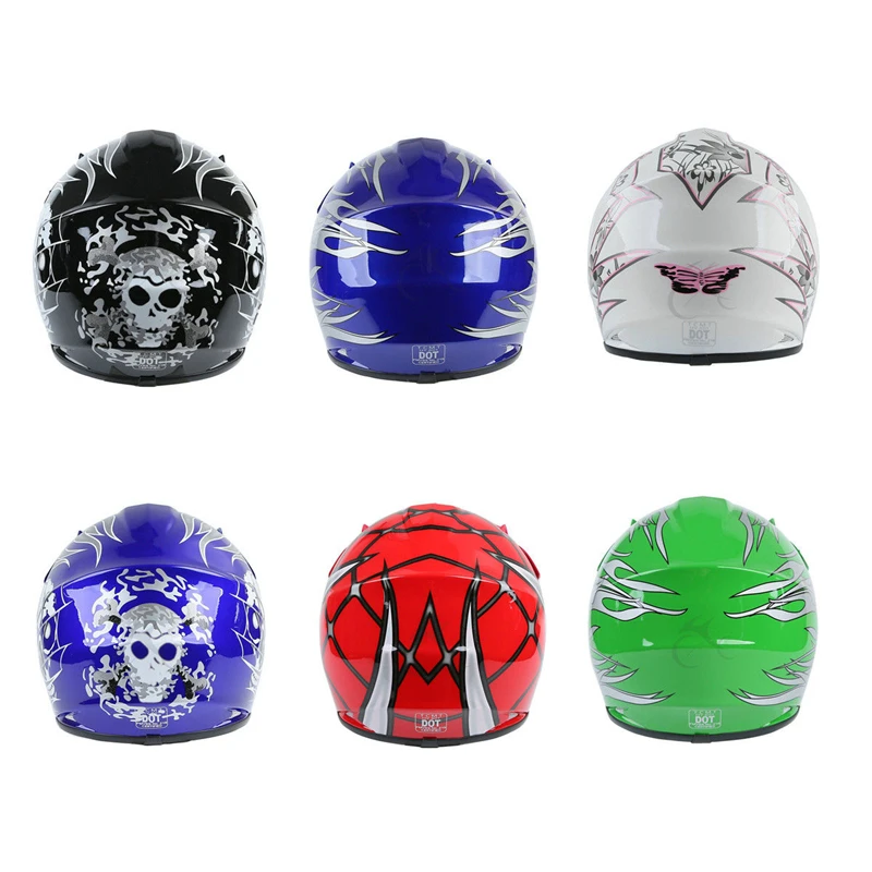 S/M/L/XL DOT Youth Kids Dirt Bike ATV Full Face шлем очки W/перчатки 6 цветов аксессуары для мотоциклов