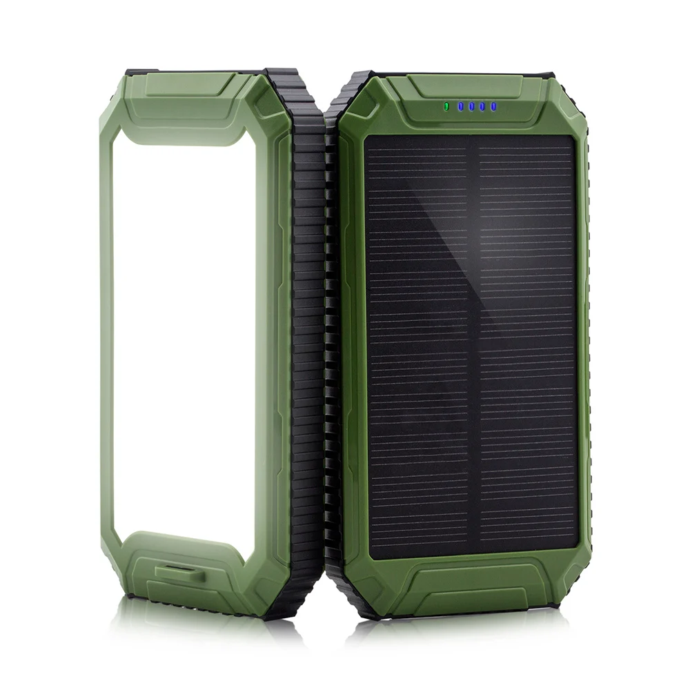 PowerGreen Акция мини солнечная панель 10000 мАч Внешнее зарядное устройство 5 В