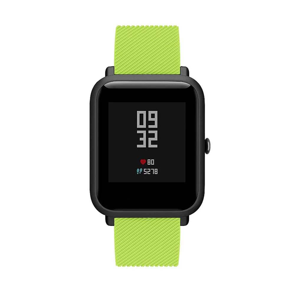 ZENHEO 20 мм спортивный силиконовый ремешок для Xiaomi Huami Amazfit Bip BIT PACE Lite Молодежные умные часы сменный ремешок умные часы