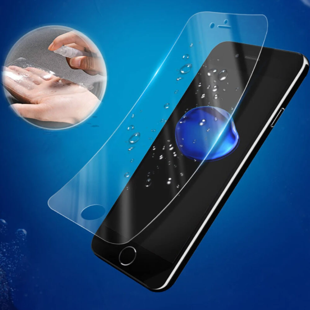 2 шт./лот Защитная пленка для экрана Iphone 6 6S 7 8 X XS мягкая Взрывозащищенная защитная