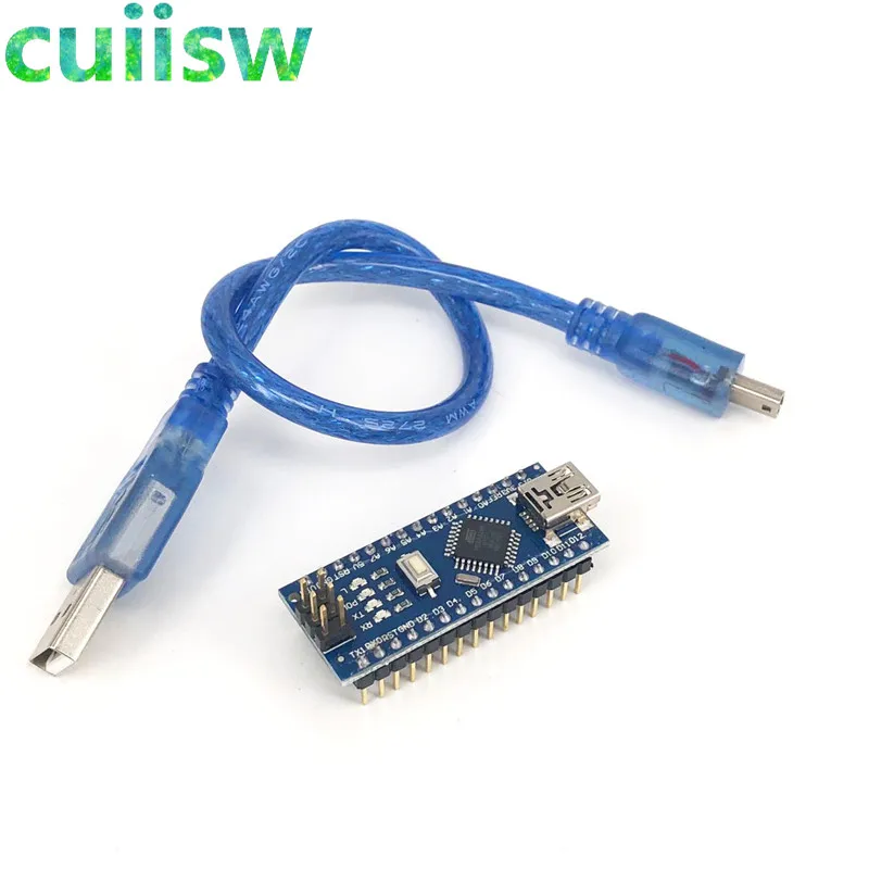 Контроллер Nano 3 0 10 шт./лот совместимый с arduino nano CH340 USB драйвер кабелем NANO V3.0 ATMEGA328P|lot