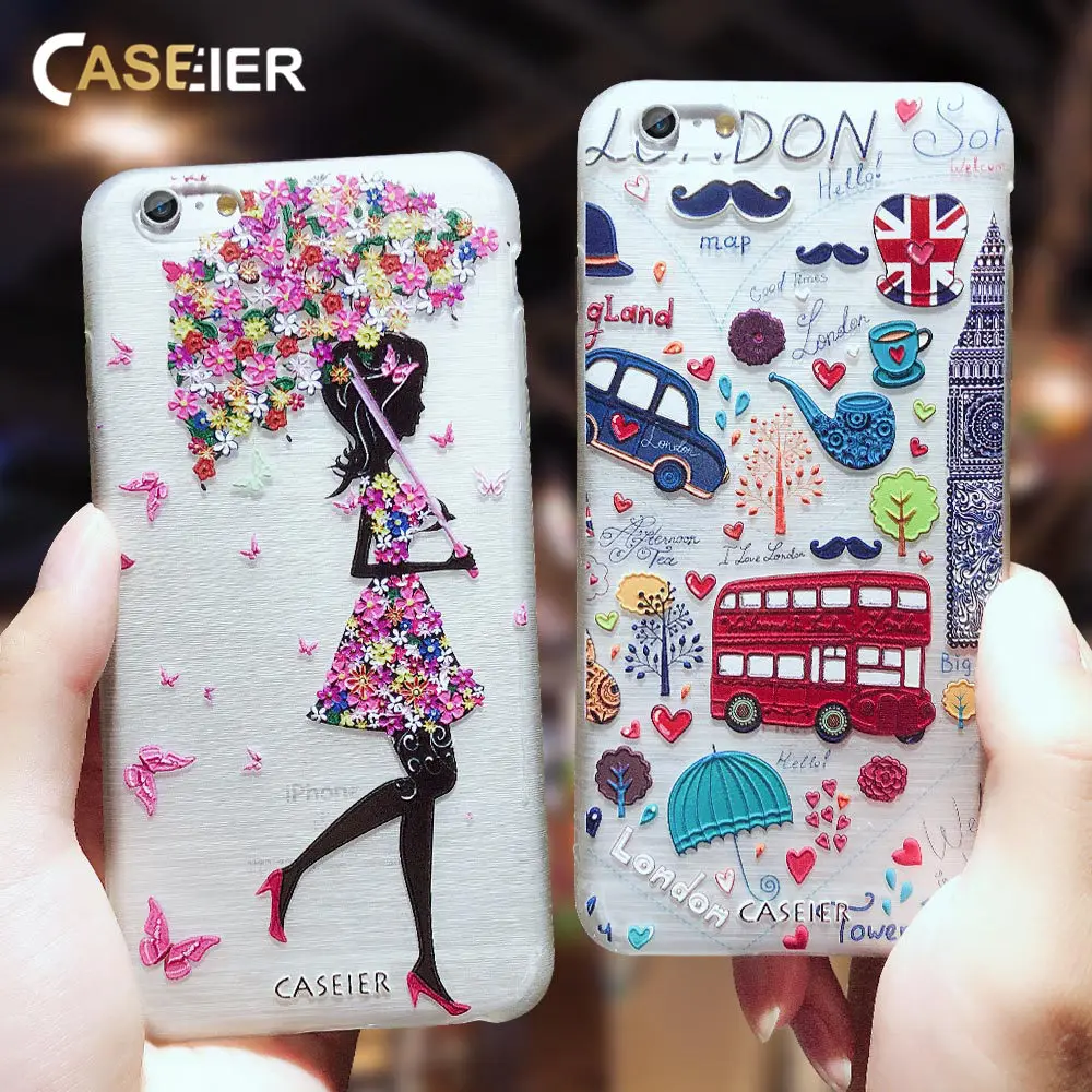CASEIER Модный чехол для телефона iPhone Plus 11 Pro X XS XR Max Мягкий силиконовый 6 6s 7 8 SE 2020 Funda
