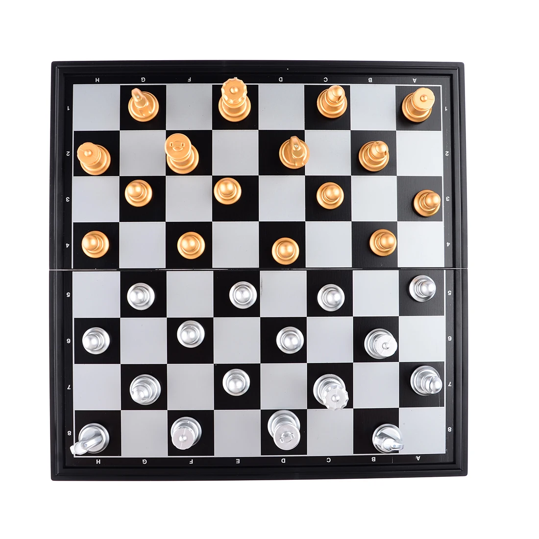 2017 Новый Портативный Игра в Шахматы Шашки Складные Магнитная Шахматная Доска