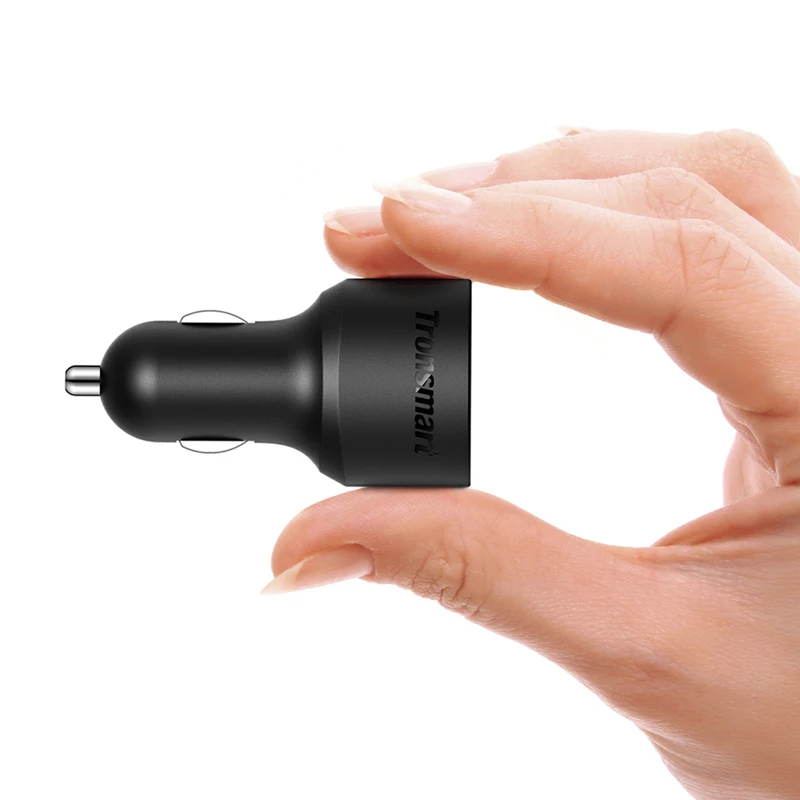 QC3.0 автомобильное зарядное устройство Tronsmart C3PTA 3 USB зарядных порта адаптер