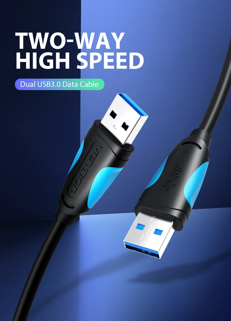 Vention USB кабель-удлинитель со штыревыми соединителями 2,0 3,0 высокоскоростной usb-кабель для передачи данных удлинитель для радиаторов автомобильных динамиков HD Webcom