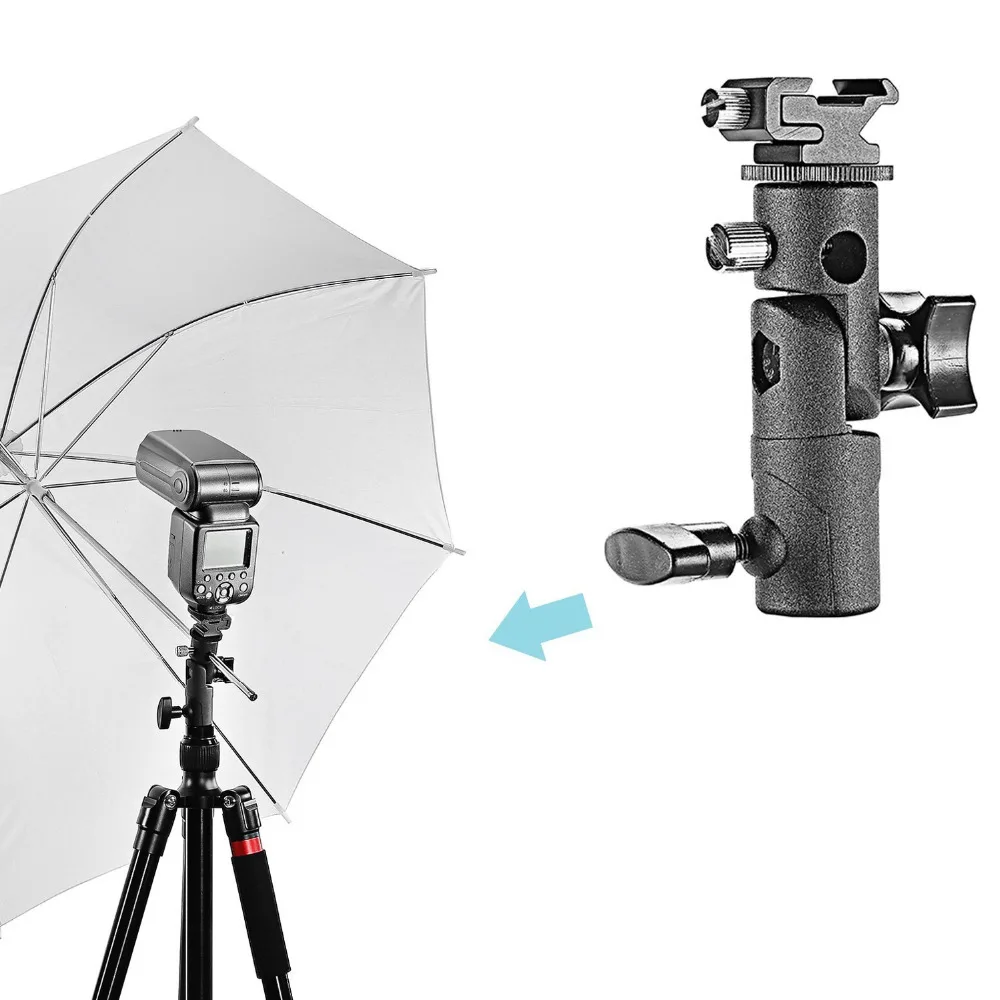 Neewer профессиональный универсальный тип E крепление для вспышки Speedlite вращающийся