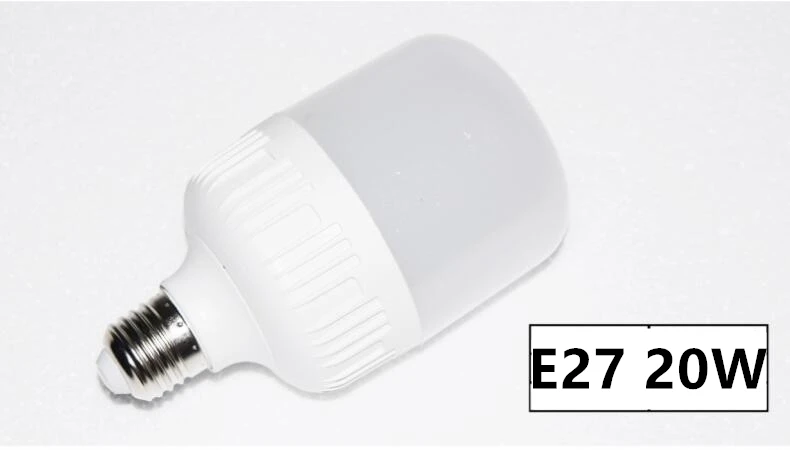 Светодиодные лампы E27 220 V-240 V светодиодное освещение смарт-IC Мощность 5 W 10 W 15 W 20 30 Вт, 40 Вт 50 W напольный свет лампы кухня