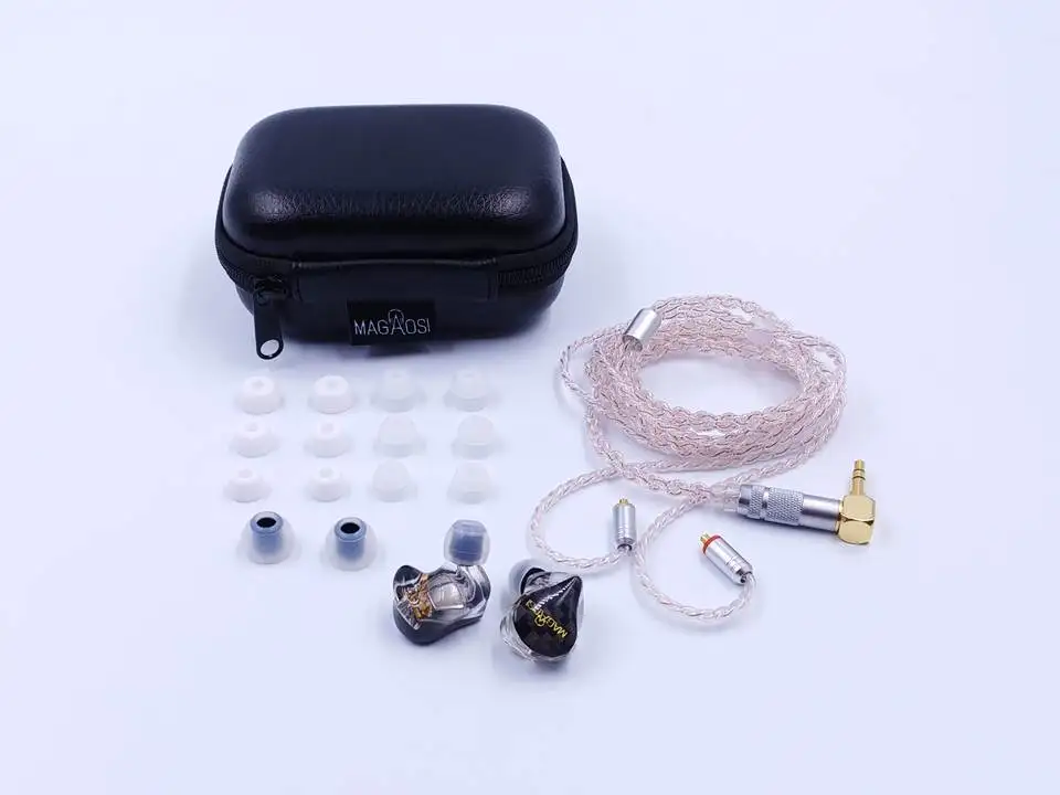 Magaosi X3 3 Balanced Armature HiFi MMCX In-ear Earphone with Bluetooth Cable | Электроника