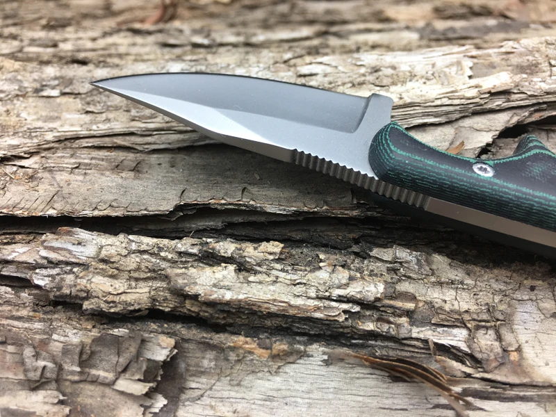 BIGONG EDC тактический нож для шеи с 9Cr18Mo полный Tang Karambit улицы фиксированным лезвием