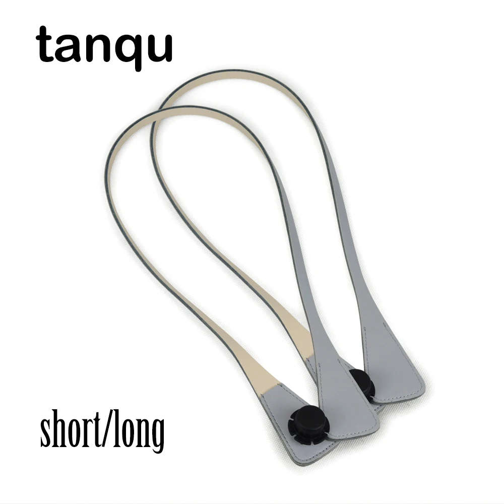 Короткие удлиненные сверхтонкие Угловые ручки tanqu из искусственной кожи для OBag