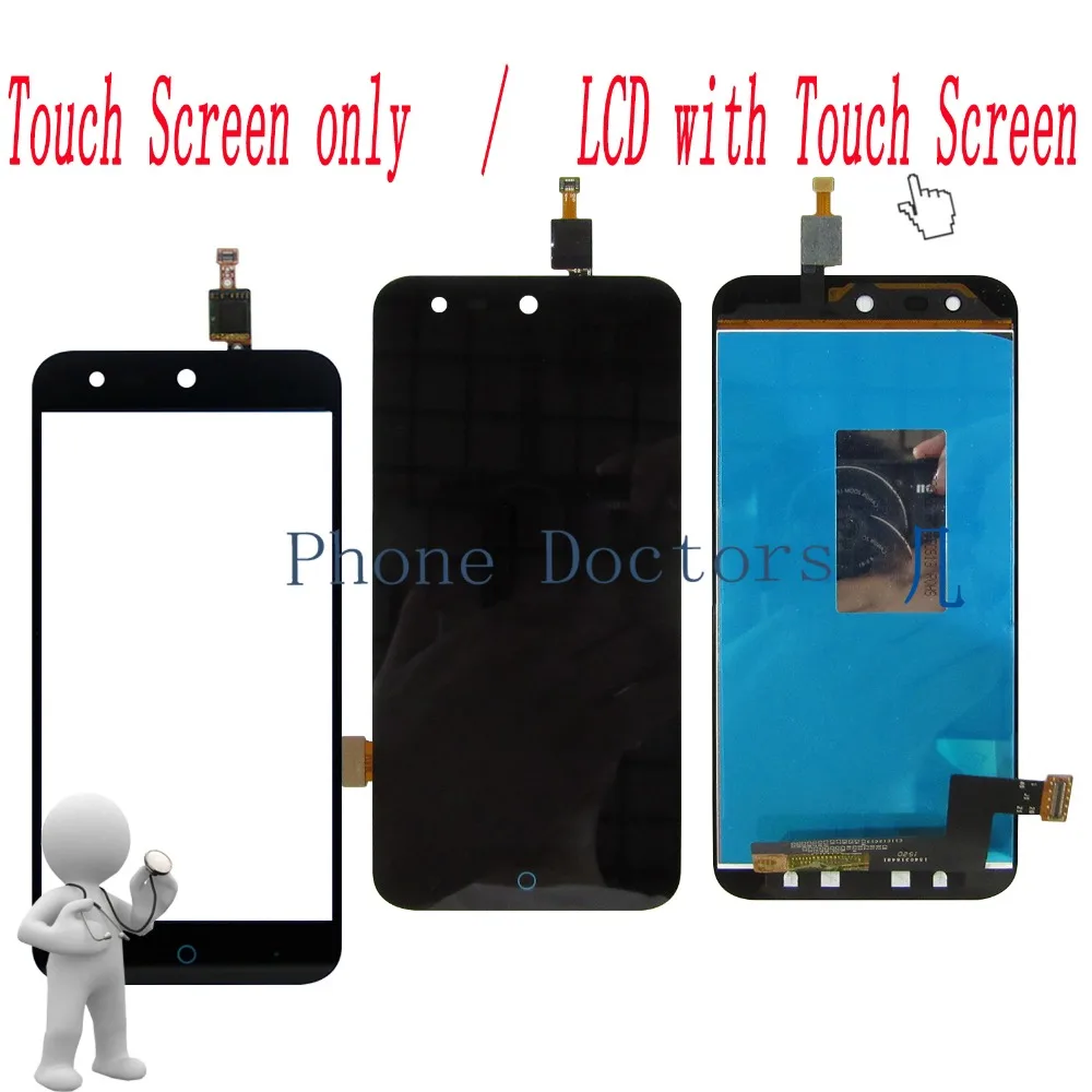 5 0 ''сенсорный экран дигитайзер/с ЖК дисплеем в сборе для zte Blade X5/Blade D3 T630
