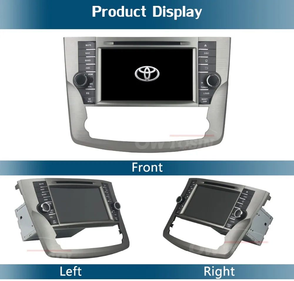 " ips 1920*1080 8 Core 4 Гб ОЗУ+ 64 Гб ПЗУ Android 9,0 автомобильный dvd-плеер для Toyota Avalon 2011 2012 2013 DSP радио gps Parrot BT Adas