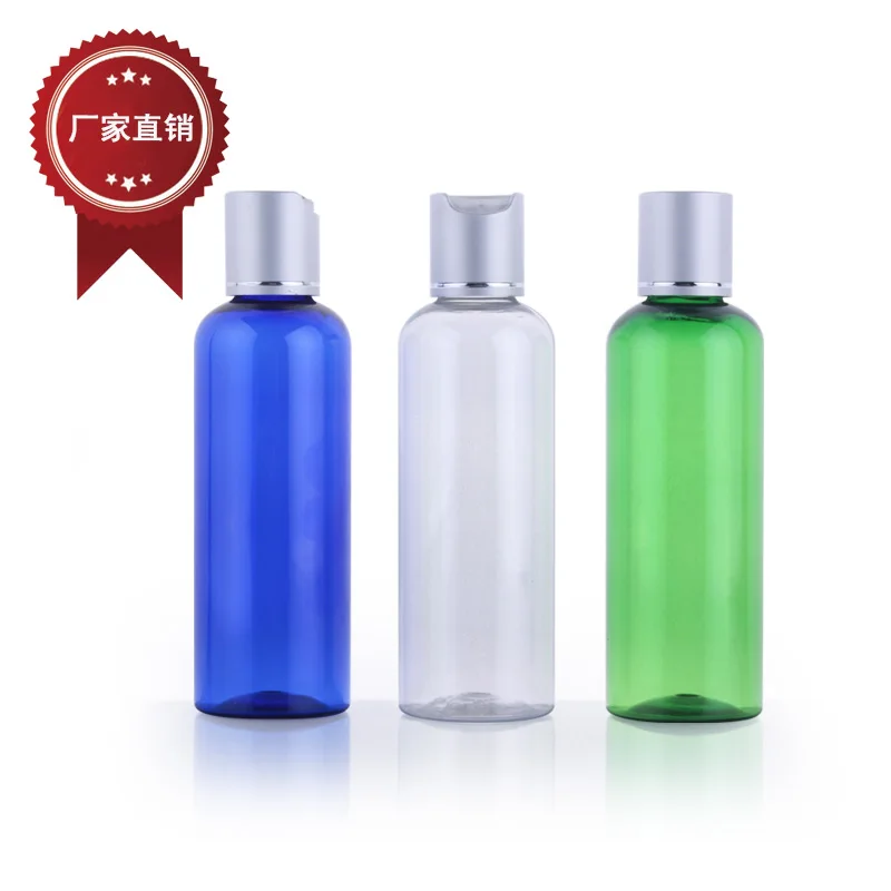 

Бесплатная доставка, объем 100 мл, 200 шт./лот, закругленные плечевые флаконы с покрытием из фольги для век, гель для душа с лосьоном, пластиковая бутылка