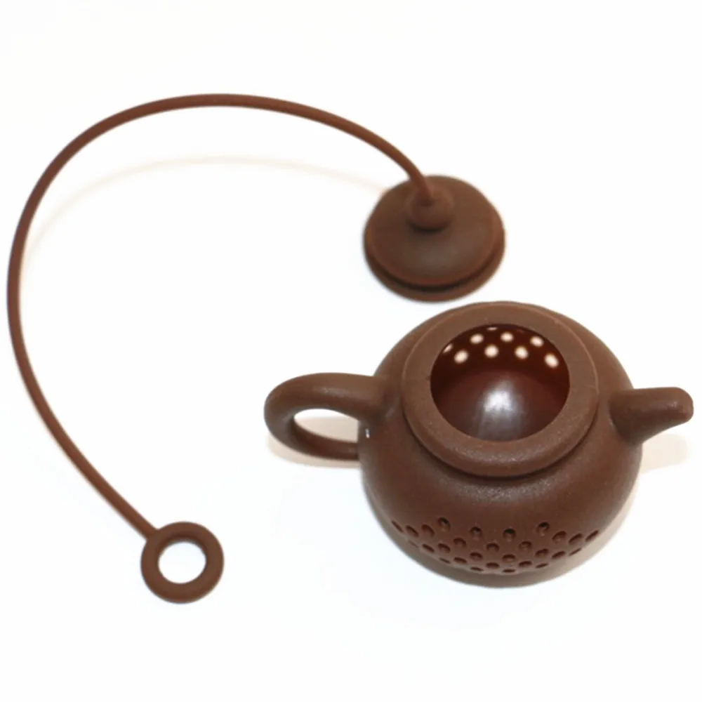 Новый креативный силиконовый чайный пакетик горшок форма Чайный фильтр Infusers