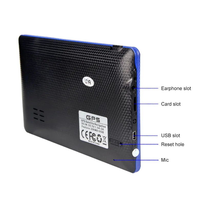7 &quotдюймовый HD Автомобильный gps навигатор Sat Nav 256/8GB навигаторы Bluetooth AV IN FM MP3/mp4