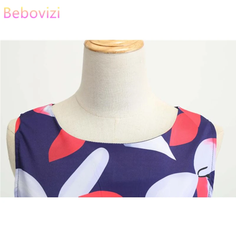Женское винтажное платье с принтом Bebovizi Элегантное повседневное офисное Shein