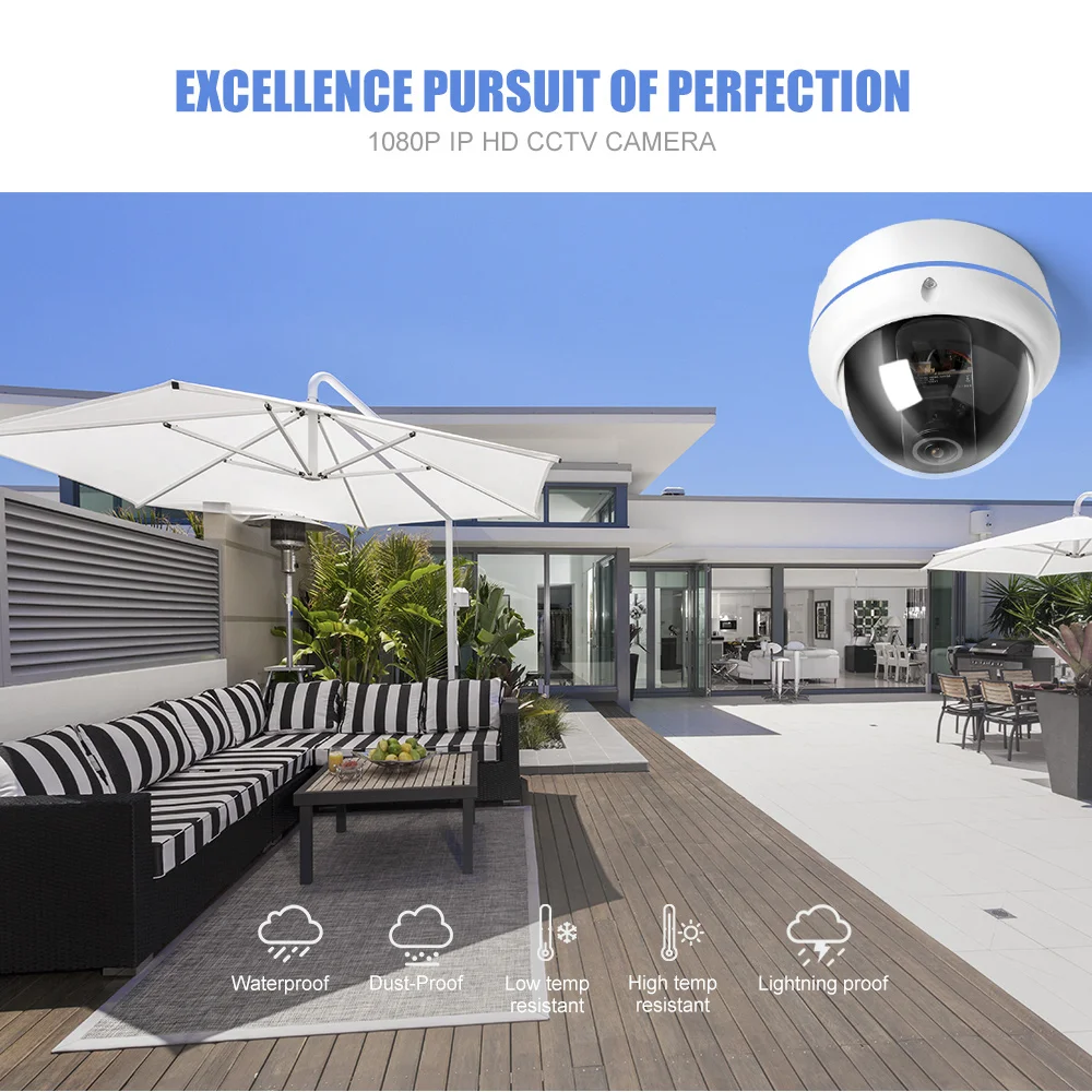 1080P IP камера купольная сеть Рыбий глаз объектив обзор 360 градусов панорамный