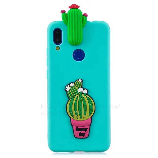TRISEOLY для Xiaomi Redmi Note 7 Чехол Redmi 7 3D стерео патч мягкий силиконовый бампер набивной чехол с изображением животного для телефона Xiomi Redmi Note7
