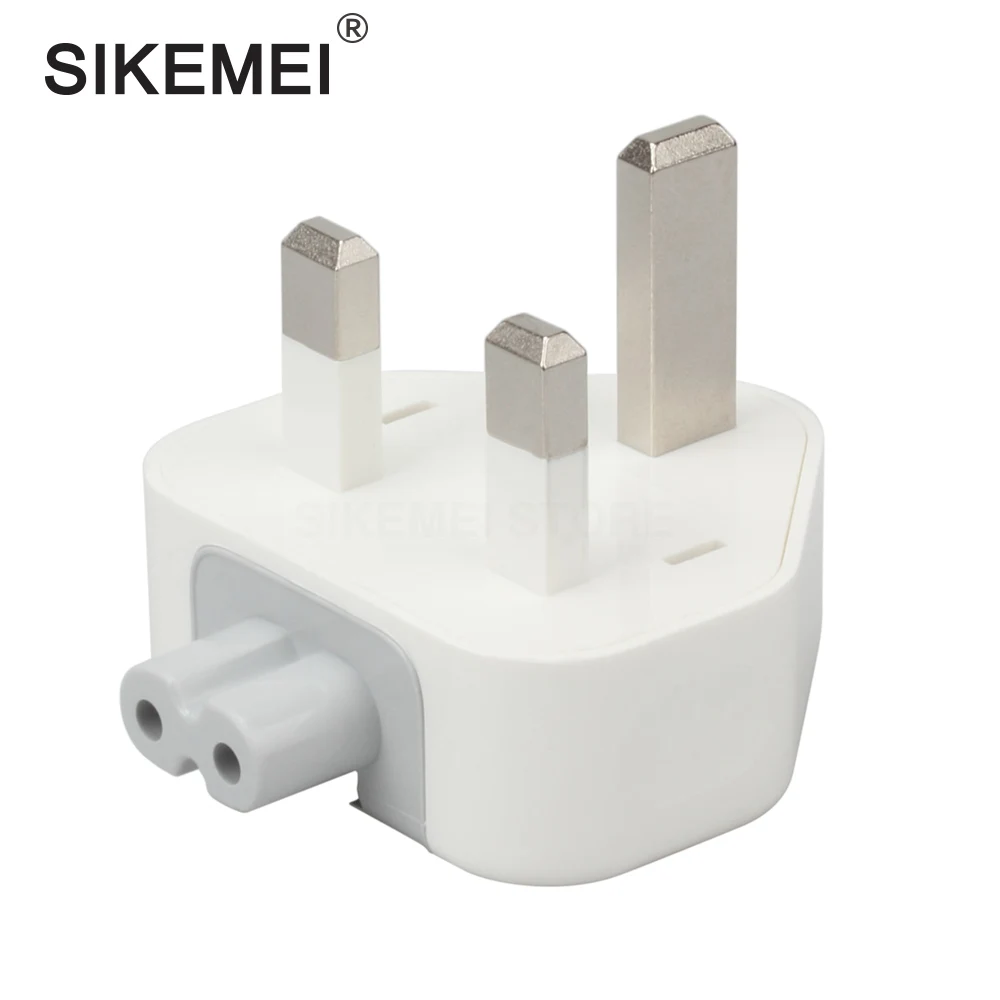 

AC Detachable Electrical British UK Plug Duck Head Power Adapter for Apple iPad iPhone USB Wall Charger MacBook 3 Pin Copper