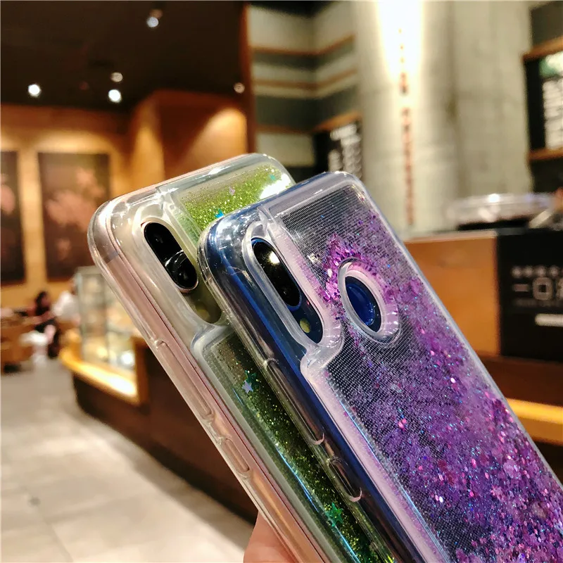 Жидкий зыбучий песок чехол для Huawei P20 Pro P10 Lite Mate 20 Honor 10 9 Y5 Y6 II Y7 Prime 2016 2017 2018