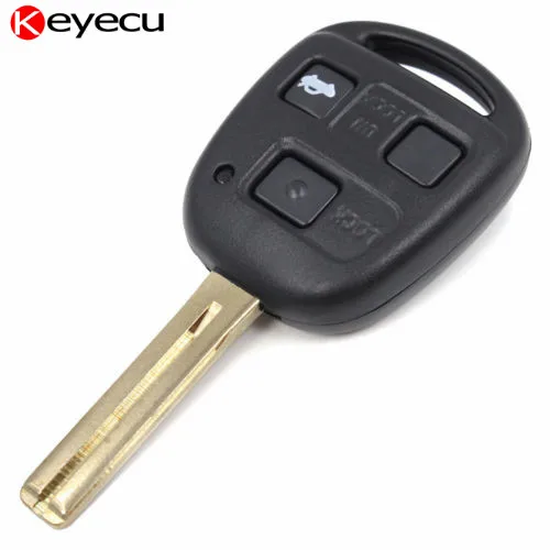 Keyecu 3 кнопки дистанционного брелока для Lexus LS430 2001 2003 2004 2005 2006 FCC ID: HYQ12BBK с 4D68 чип |