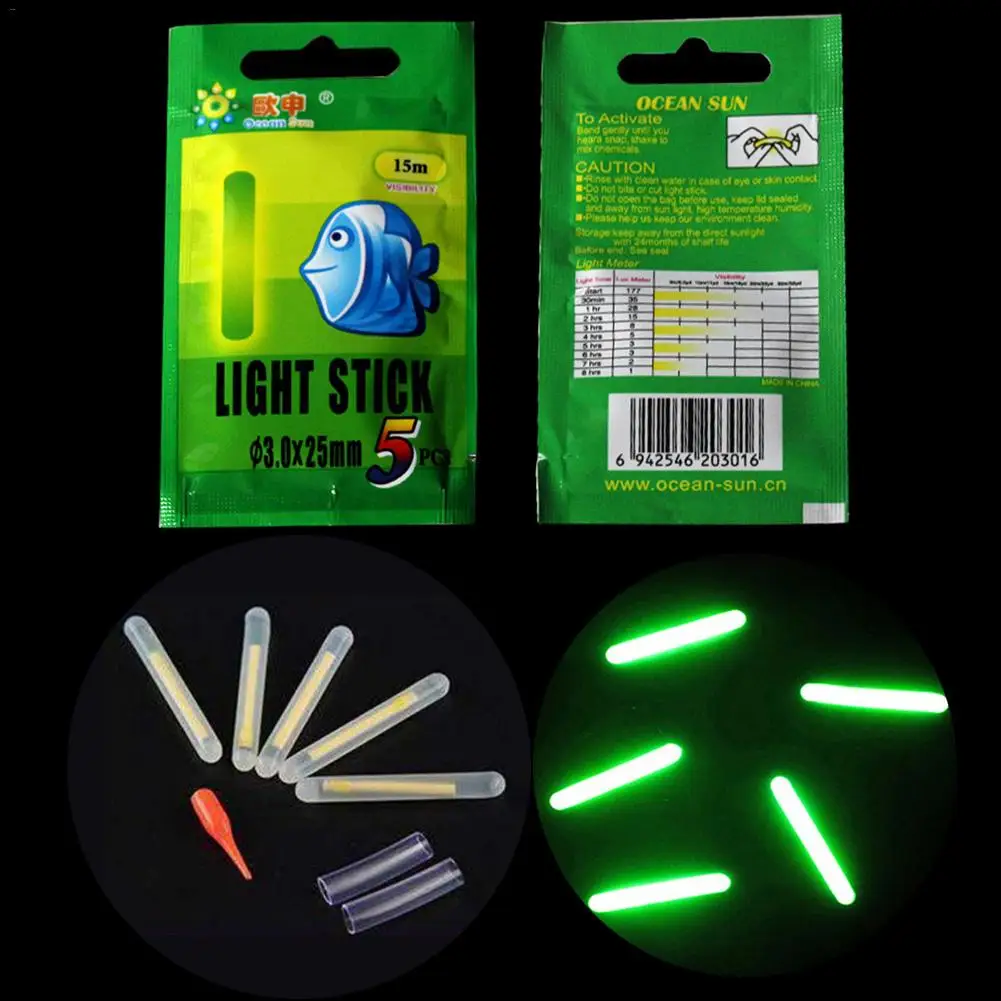 

4.5*37mm Night Fishing Glow Stick Luminous Stick Luminescence 10~12 Hours Visibility About 30M