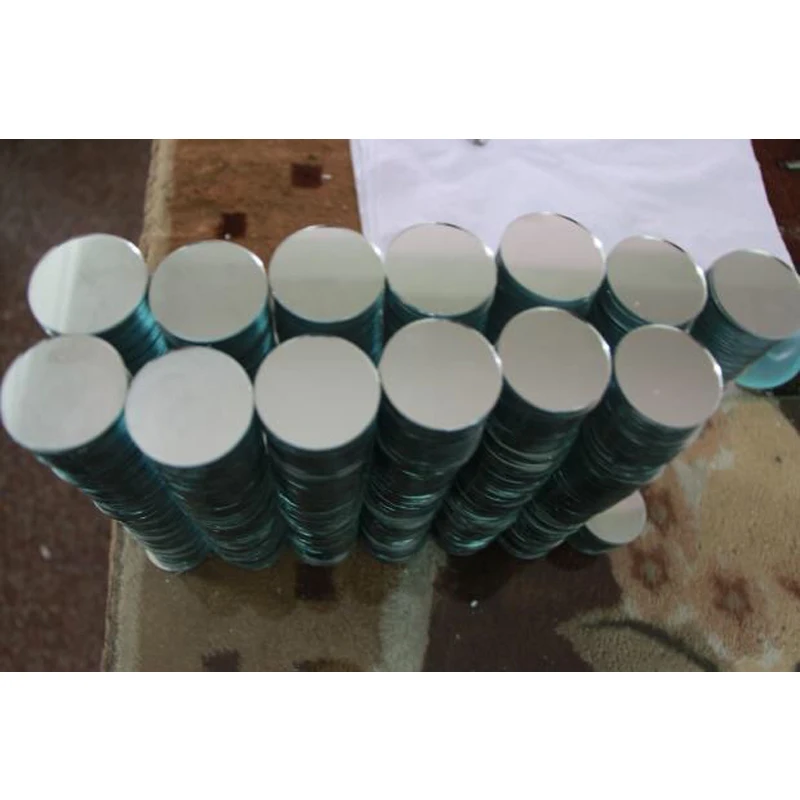 Недорогие поставки 8 см маленькие круглые зеркальные акриловые линзы съемные