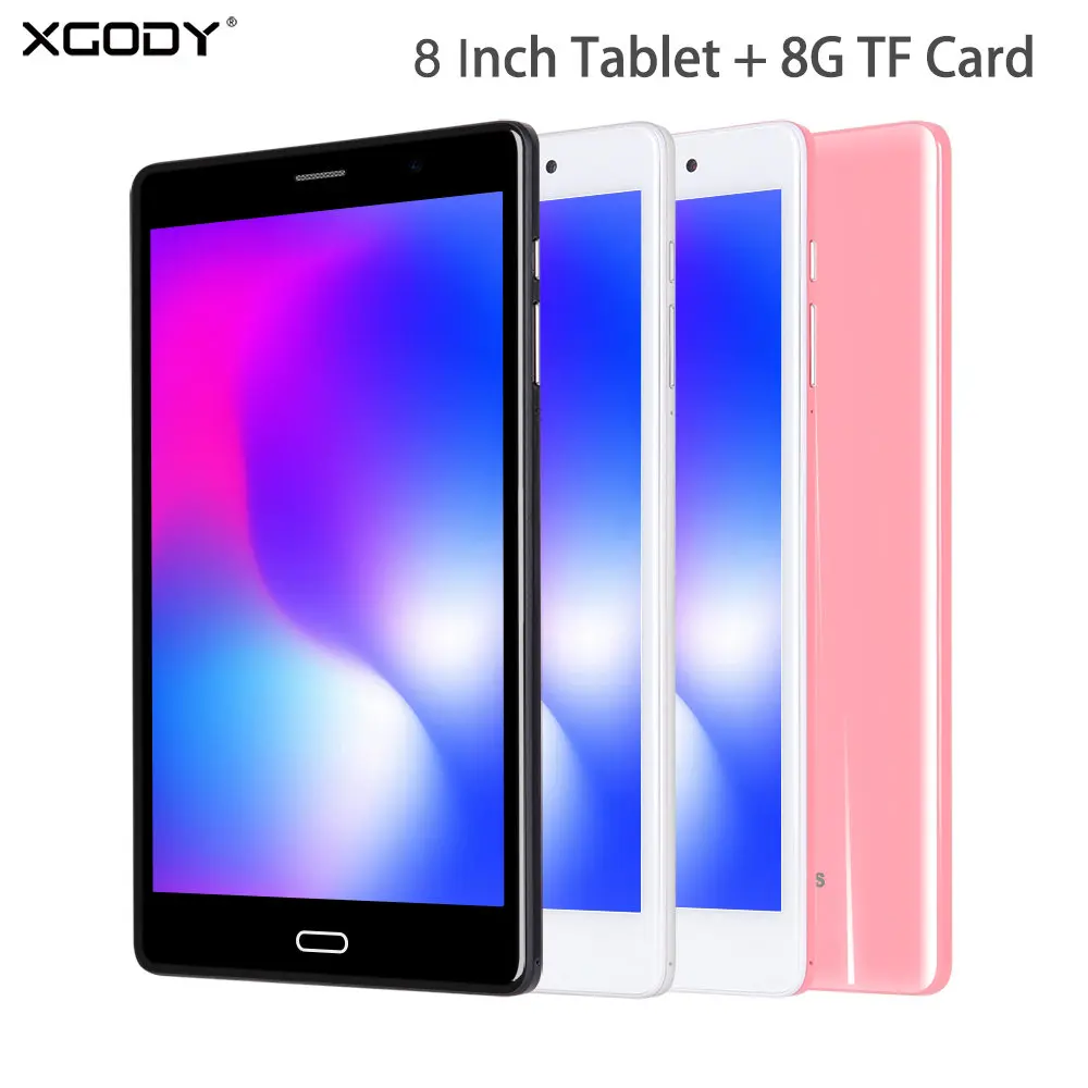 XGODY 8 дюймовый планшетный ПК 4G сеть 1 ГБ 16 4000 мАч Мощность Dual 2 4 ГГц/5 ГГц wifi с