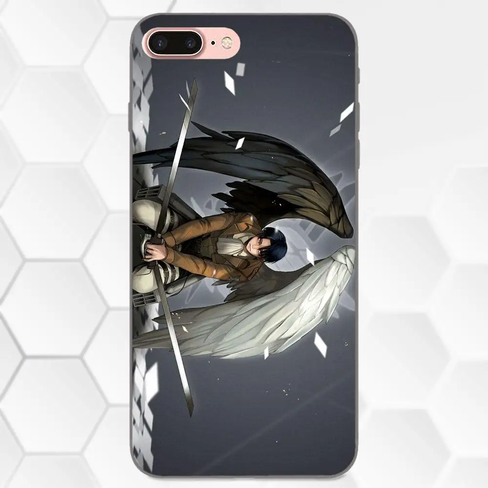Shingeki No Kyojin Attack On Titan ТПУ чехол с принтом для Samsung Galaxy A3 A5 A6 A6s A7 A8 A9 Star Plus 2016 2017