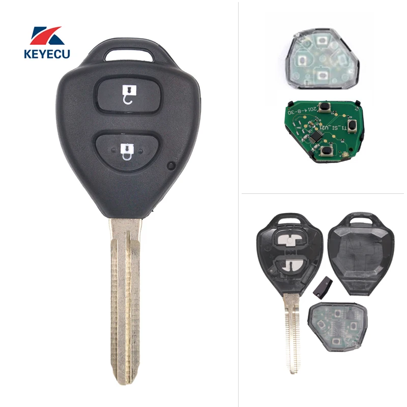 Запасная деталь KEYECU 314 3 МГц G для Toyota Corolla Rav4 Hiace Tarago 2009 + FCC ID:B41TH бесплатное