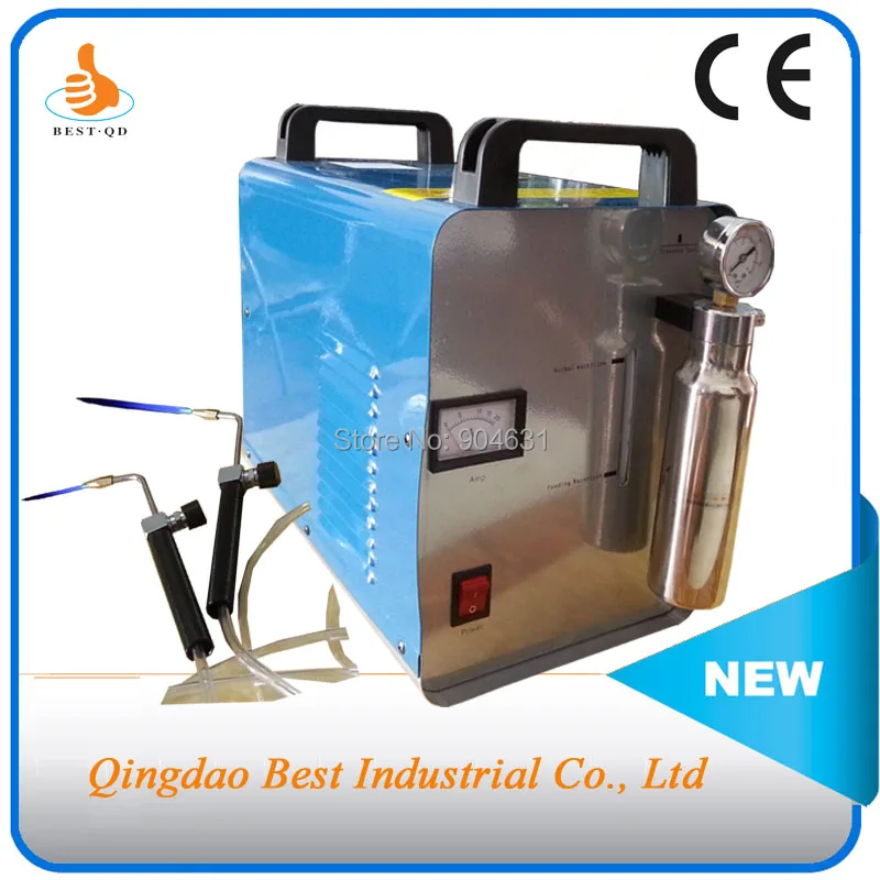 Ac2vヨーロッパプラグスポット溶接機100l 時間ガス世代アクリル火炎研磨機サポート2トーチ Leather Bag