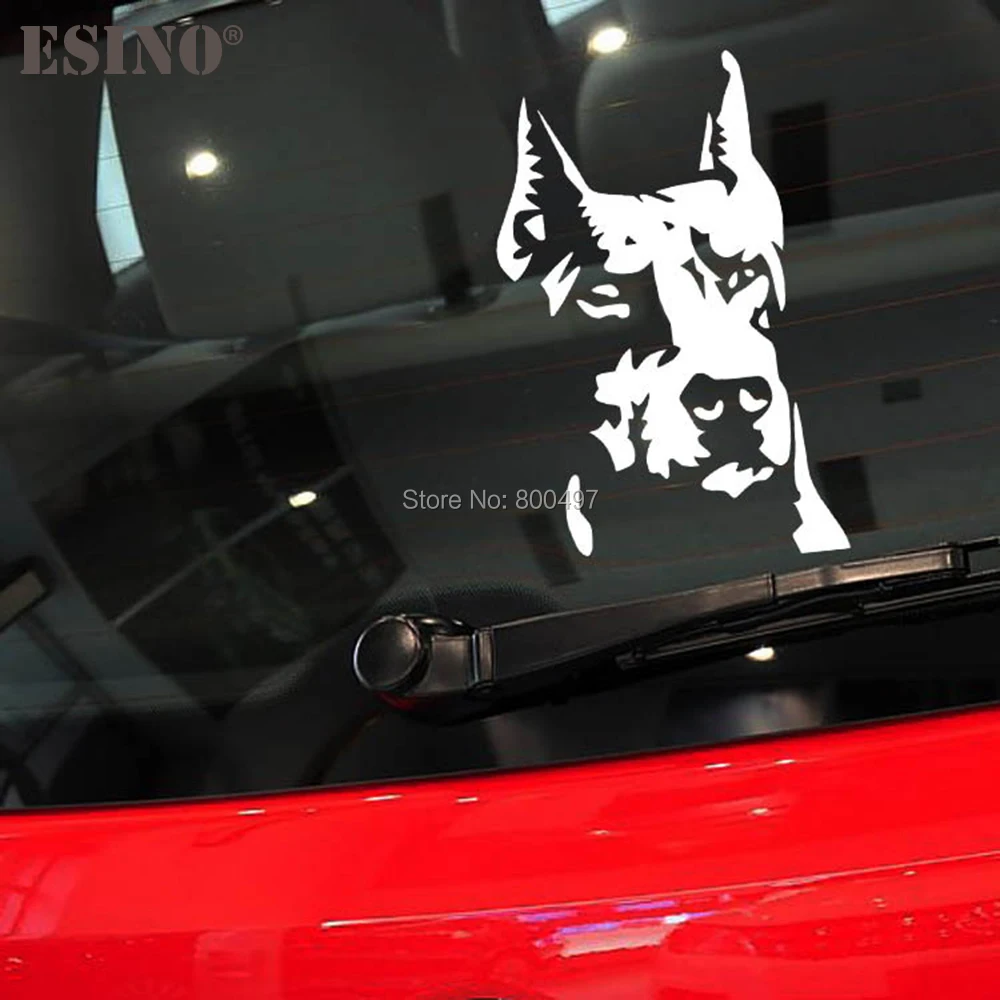 

10 x Newest Cartoon Animal Design Car Styling Funny Wild Hound Dog Decal Decoration Car Accessories Stickers Decal Vinyl