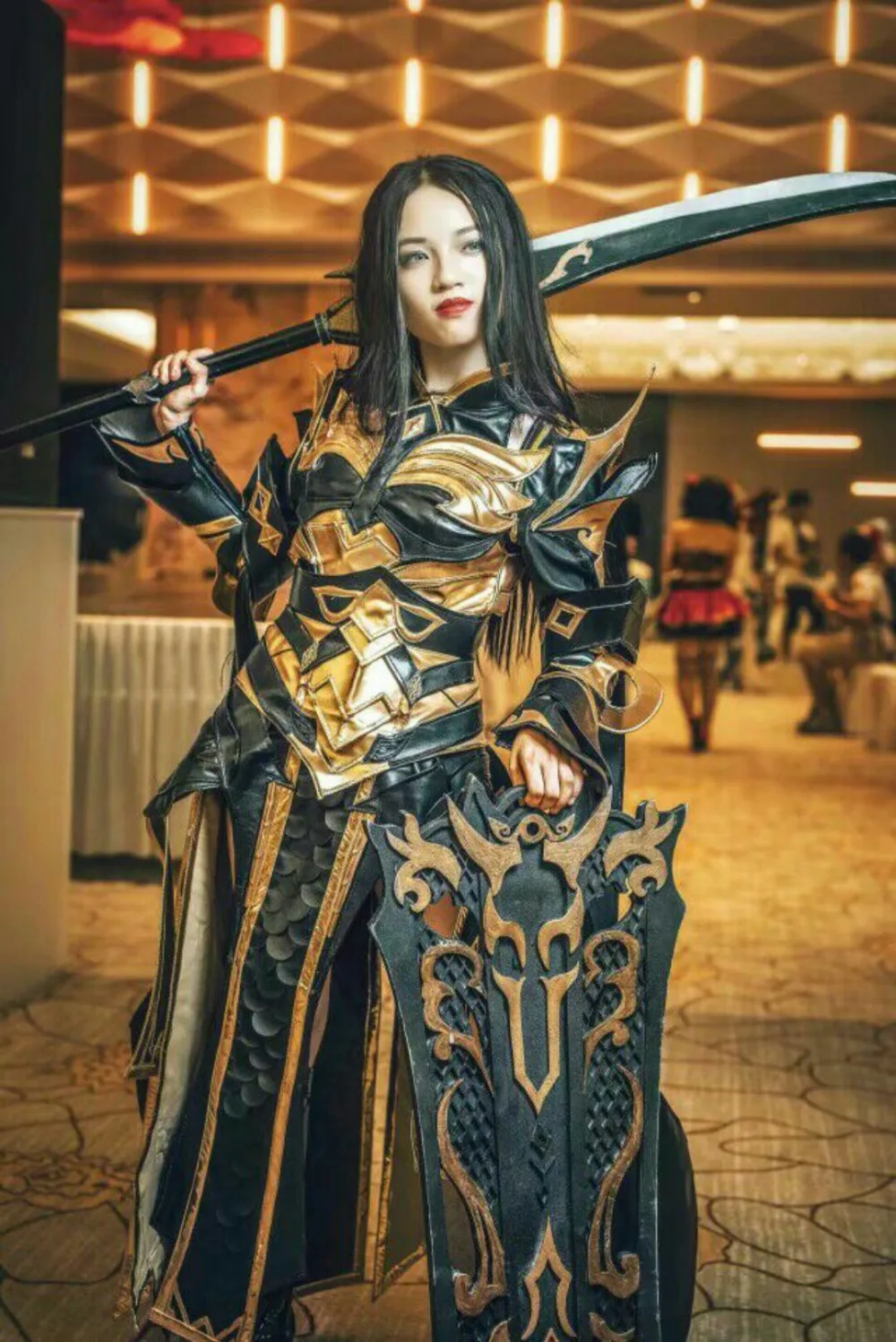 Jian Wang III Косплей Hanfu Yan Yun группа Cang для взрослых женщин можно настроить 3XL 4XL супер