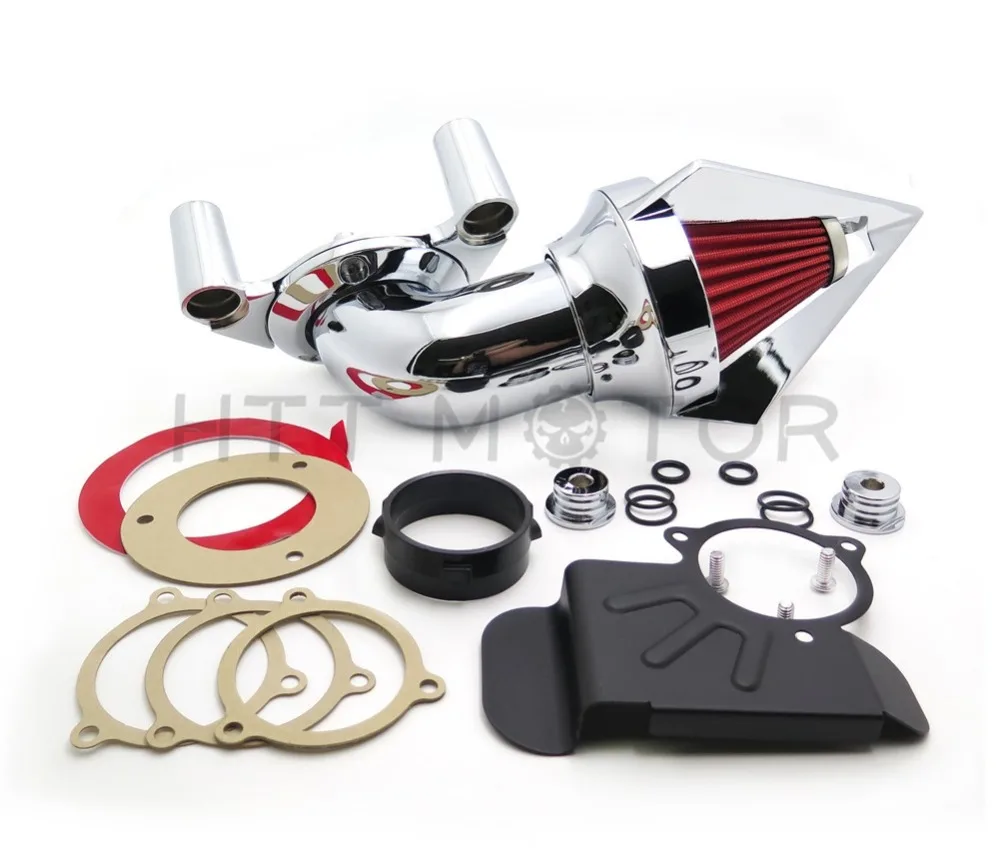 Aftermarket мотоцикл конус шип очиститель воздуха для Harley Davidson 2008 2012 Dyna Electra Glide FLHX Road King