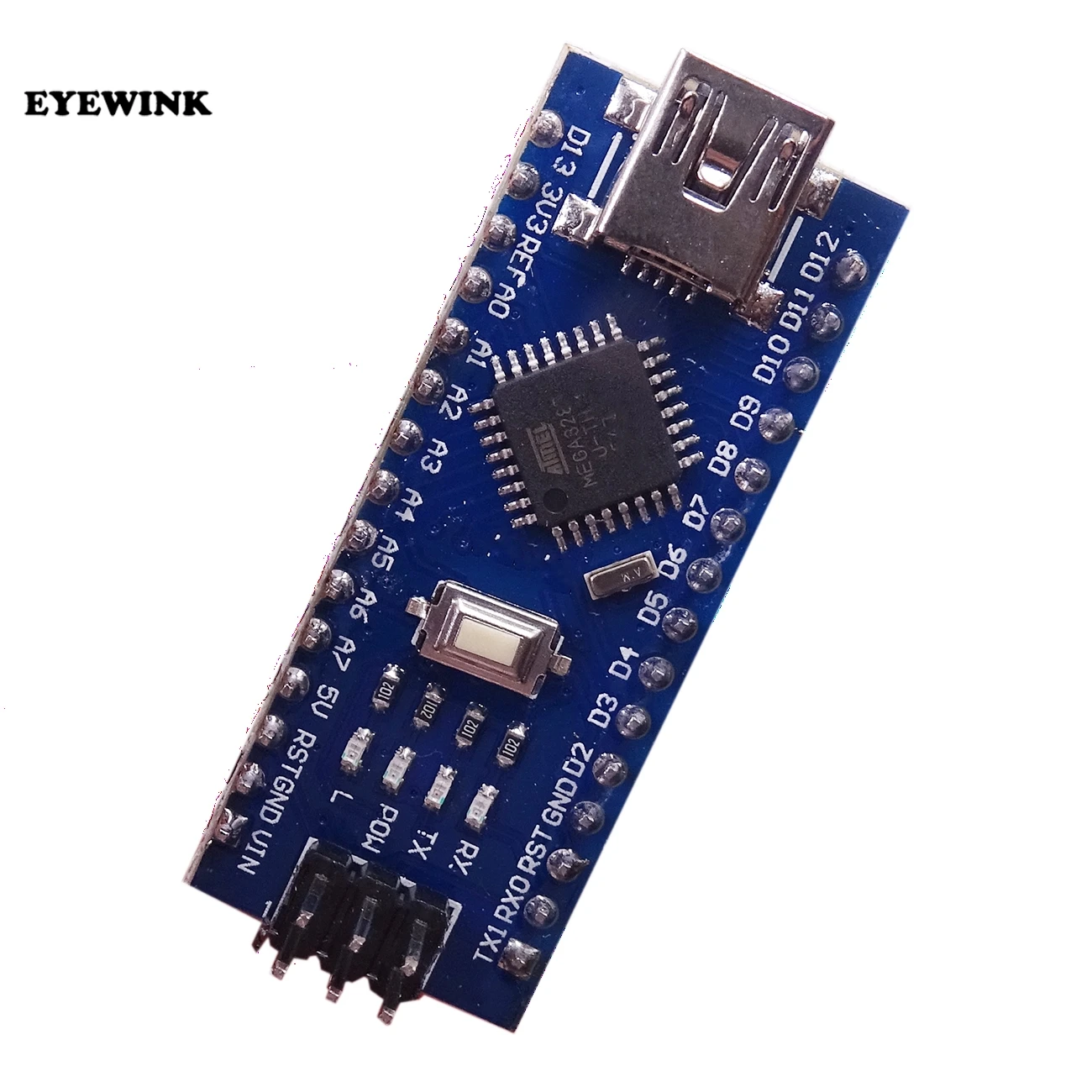 10 шт. NANO 3,0 контроллер совместимый для arduino NANO CH340 turno USB контроллер кабель ninguna V3.0 NANO
