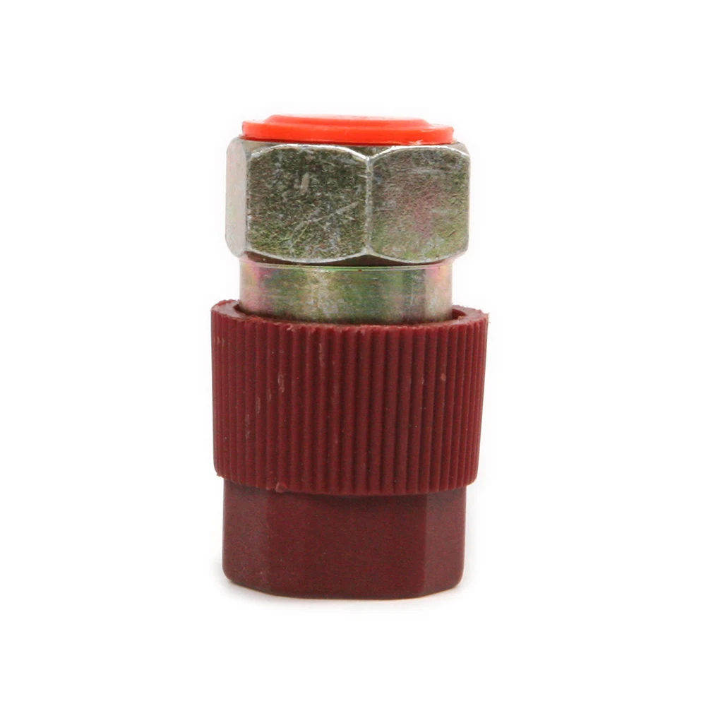 Charging Port Adapter R12 R134a Quick Disconnect High Red+Low Blue Iron Screw Thread | Автомобили и мотоциклы