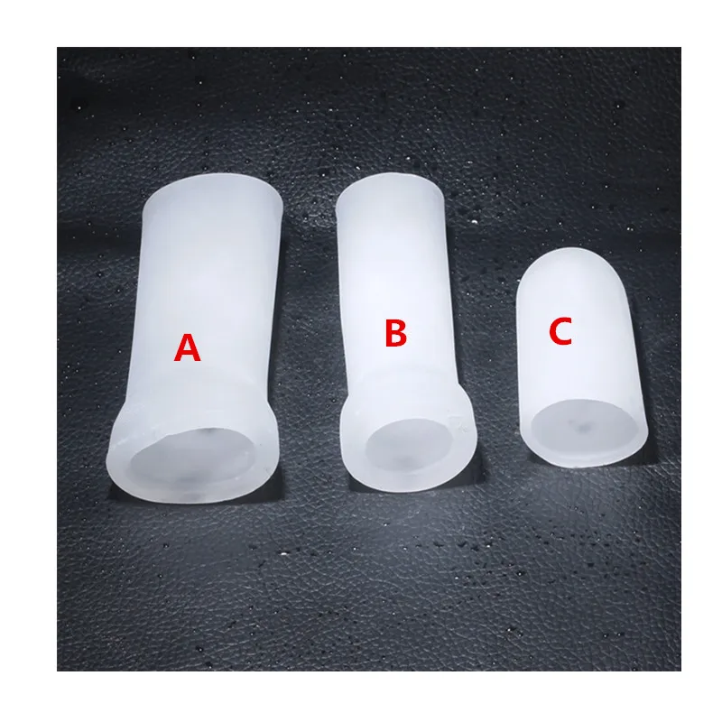 White Silicone Sleeves For Penis Pump Enlargement Pro extender Stretcher Hanger Enlarger Exercise equipment | Красота и здоровье