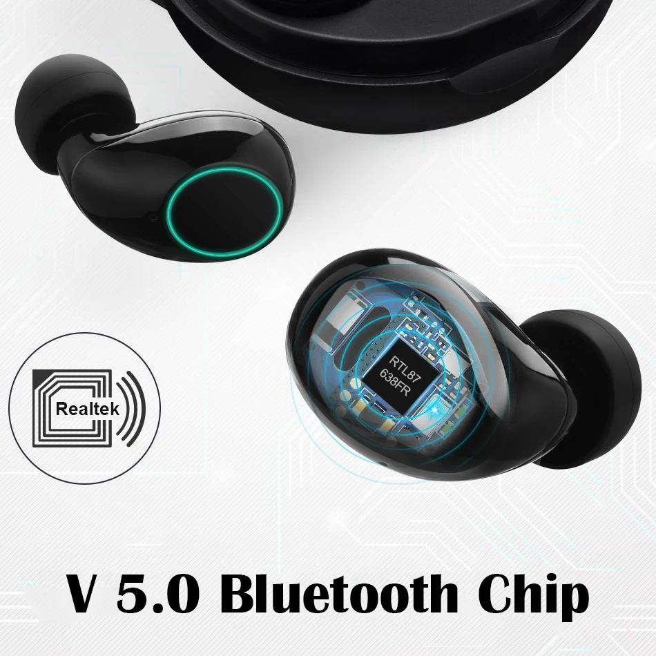 Ytom J19 мини True Беспроводной наушники Bluetooth 5 0 с 3D регулятор громкости звука для