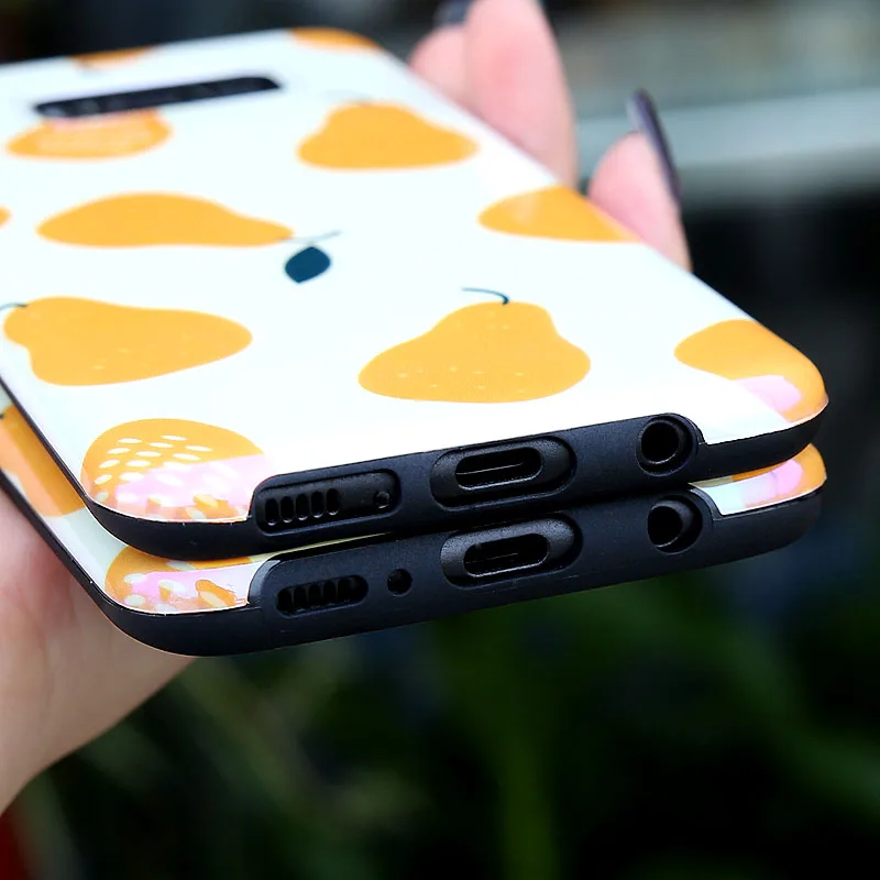 Yhbbcases мультфильм грушка для телефона чехол Samsung Note 8 9 Свежие Фрукты Силиконовые