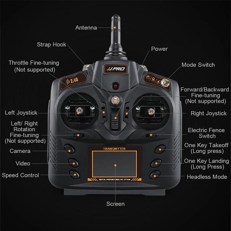 JJRC JJPRO X3 Радиоуправляемый Дрон HAX wifi FPV Бесщеточный с HD 1080P Съемная камера gps