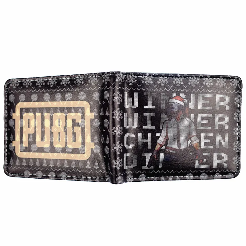 QY1912223 Игровой кошелек PUBG, победитель, Куриный Ужин, короткий кошелек - Цвет: QY1912223