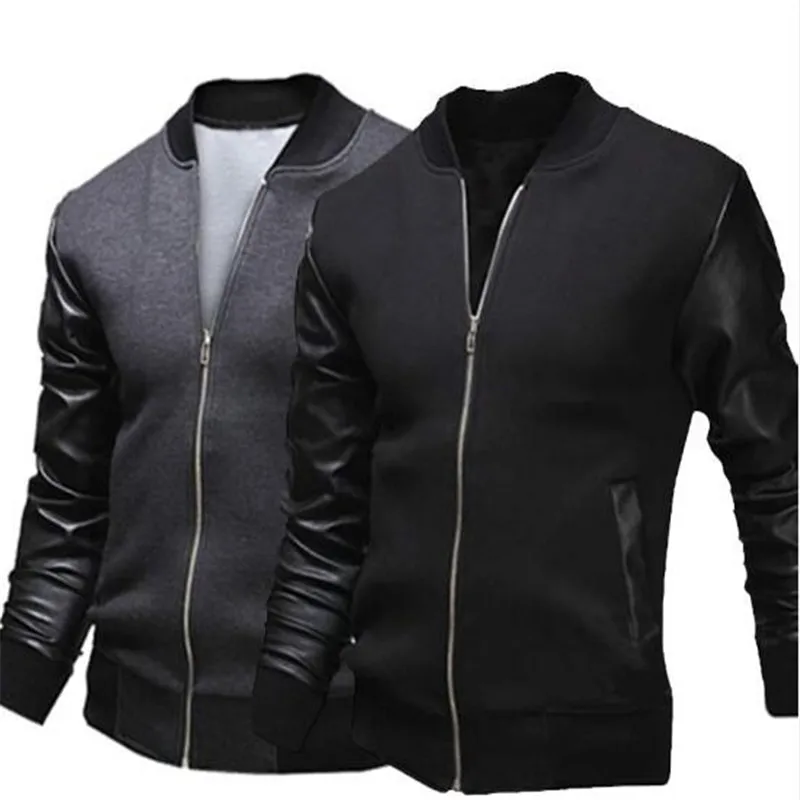 Новинка 2018 Модные осенние приталенные повседневные мужские Куртки из