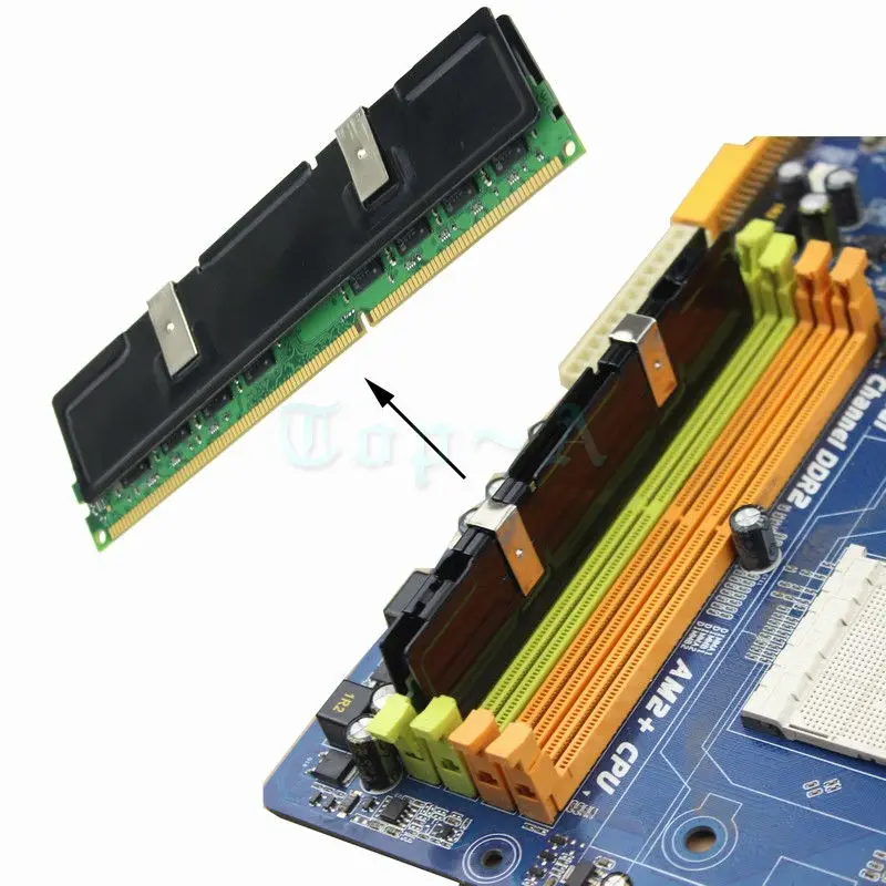 Gdstime 2 шт. популярный DDR DDR2 DDR3 SDRAM оперативная память для компьютера охладитель