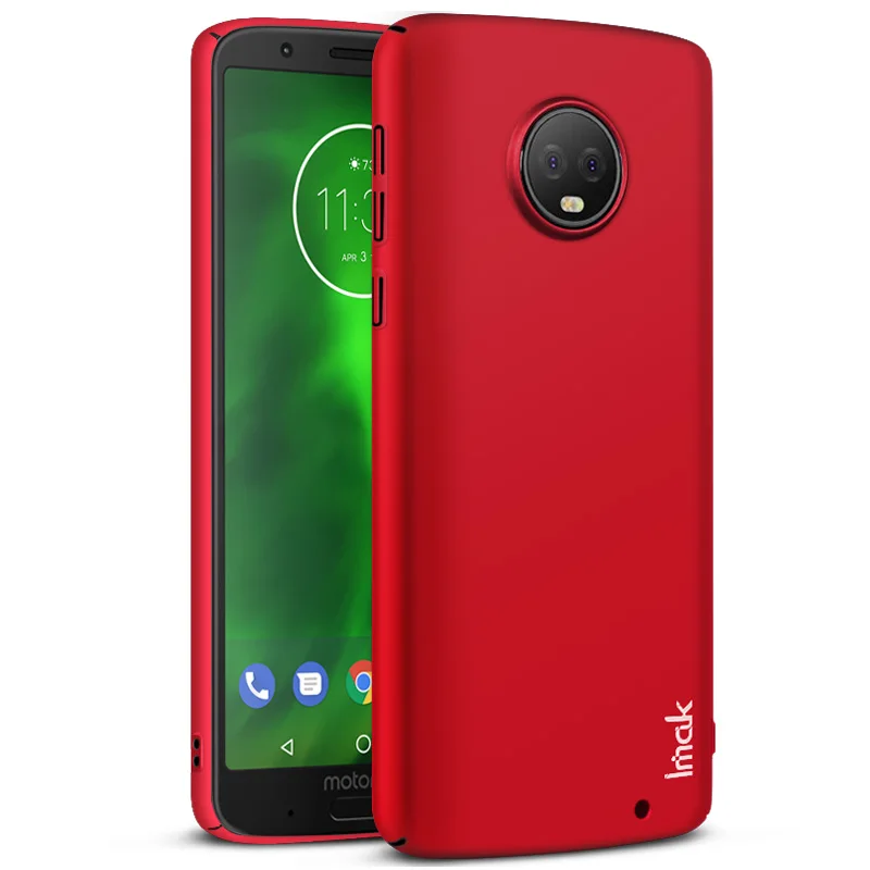 For Moto G6 case iMAK Jazz Slim SKin Tactility Hard Phone Motorola Plus |