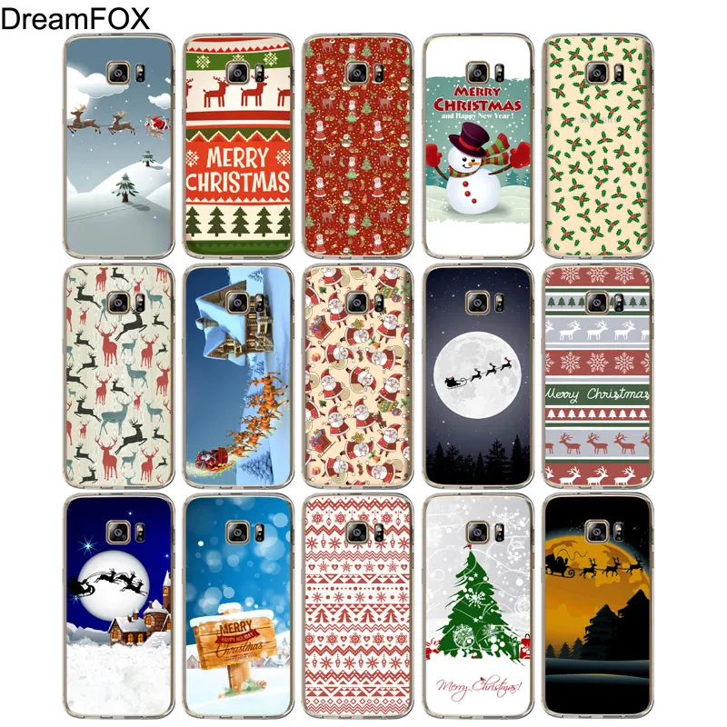 DREAMFOX M316 Christmas Soft TPU Silicone Case Cover For Samsung Galaxy Note S 7 8 9 10 10e 11 11e Lite Edge Plus |