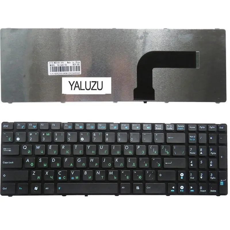 

RU Black New FOR ASUS X52 X55A X52F X52J X52N X52JC X52DE X55 X55C X55U G72 G73 G72X G73J NJ2 Keyboard Russian